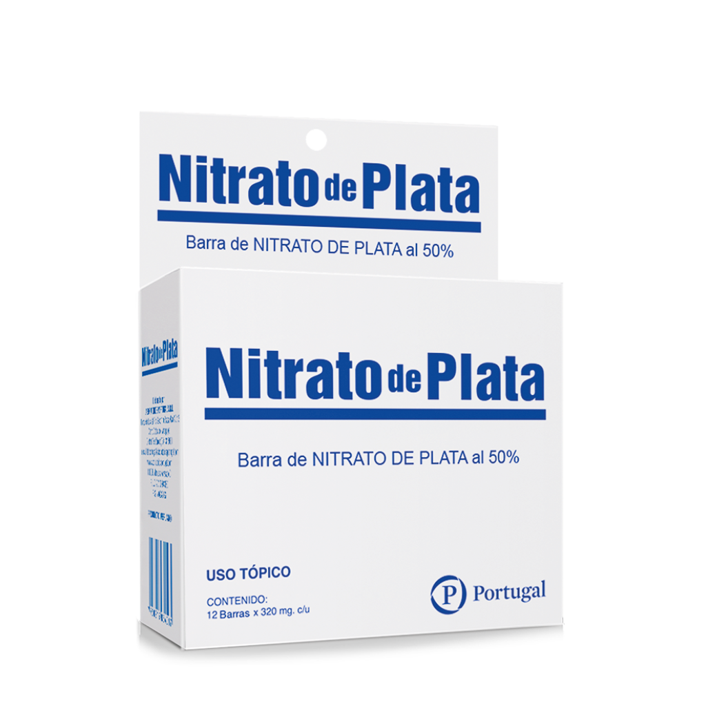 Nitrato de Plata 320 mg. x 12 unid. – Botica Portugal Arequipa